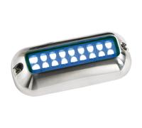 Luce in acciaio inox subacquea di poppa blu 12/24 Volts