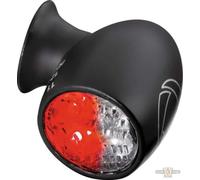 Luce Indicatore/Stop Led Kellermann Atto Df Nera Trasparente Per Harley
