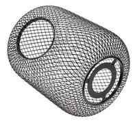 Luce Industriale Guardia Della Gabbia Paralume Da Soffitto Ferro