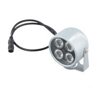 Luce infrarossa compatta 66mm 850nm DC 12V | Distanza di visualizzazione di 50 m, 850 nm per lunghezza d'onda, bagliore invisibile, ideale per la sorveglianza notturna