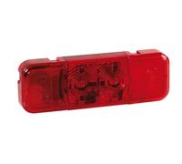 Luce ingombro perimetrale 2 LED camion 24V omologata - Rosso