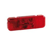 Luce ingombro a 2 Led, 24V Rosso Omologazione Europea R14 (2x600 MCD)