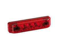Luce Perimetrale Ingombro a 4 Led 24V Rosso per Esterno Camion Camper - C98383