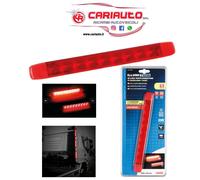 Luce Ingombro a 9 Led, Stop e Posizione Montaggio In Superficie, 12/24V