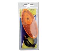 Luce ingombro ovale arancio led -blister