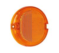 Luce ingombro perimetrale tonda 4 Led 12/24V - Arancio