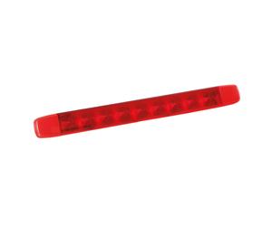 Luce ingombro retronebbia a 9 Led montaggio in superficie 12/24V - rosso