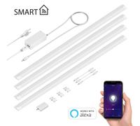 Luce intelligente LED sottopensile SIRIS bianco opaco Controller WLAN casa