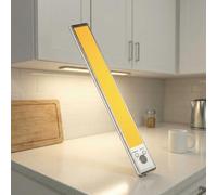 Luce intelligente ricaricabile a LED con sensore di movimento, con oscuramento a tre livelli, installazione magnetica, design a risparmio energetico, per illuminazione armadio, cucina e armadio (1