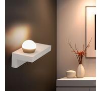 Luce Lampada da Parete Letto Calcestruzzo Grigio LED Movimento per Scale B 30 CM