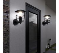 Luce Lampada da Parete per Esterni Cortile Alu Apparecchio Facciata LED 2er Set [EEK: F]
