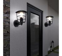 Luce Lampada da Parete per Esterni Cortile Alu Apparecchio Facciata LED 2er Set