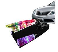 Luce lampeggiante a LED con pinna di squalo, lampada lampeggiante a LED a energia eolica per segnale antenna auto, luce a forma di pinna di squalo adatta per moto, scooter, auto