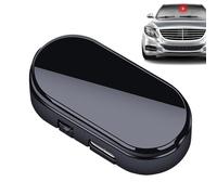 Luce lampeggiante antifurto, lampada di sicurezza a LED ad energia solare, materiale ABS, giorno libero e notte, facile da installare con nastro biadesivo, simulato flash di avvertimento per auto