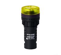 Luce lampeggiante di allarme AD1622SM con cicalino rosso per compatibilità 12V, 24V e 220V (giallo AC220V)