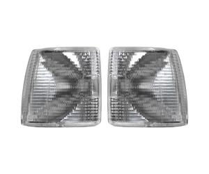 Luce Lampeggiante Lampeggiatore Frontale Set Bianco per VW T4 Trasparente