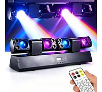 Luce Laser Mobile 120W RGB con Effetto Strobo per DJ, Discoteca, Club, Feste, Illuminazione da Palco, DMX512, Attivazione Sonora