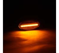 Luce Laterale ABS Plastica + Indicatore LED Lato Dynamic Giallo Luce 2pcs