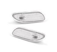 Luce laterale anteriore sinistra destra 2038200721 2038200821 bianca trasparente Luce di direzione del paraurti Indicatore di direzione adatto per Be