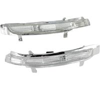 luce laterale dell'auto Per Skoda per Octavia 2009-2013 Luce specchietto retrovisore auto(D'argento)