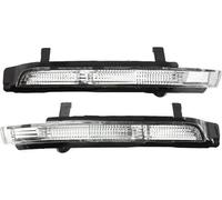 luce laterale dell'auto Per Skoda per Octavia 2009-2013 Luce specchietto retrovisore auto(Nero)