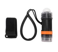 Luce LED ad alta luminosità, impermeabile, funzionamento a batteria, torcia per avventure subacquee, affidabile e portatile (BLACK)