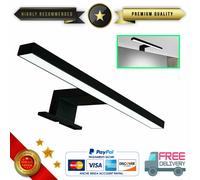 LUCE LED APPLIQUE LAMPADA DA SPECCHIO PER BAGNO CORNICE 30 CM NERA FREDDA 4,8 W [EEK: A+]