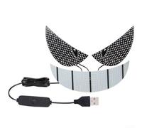 Luce LED Auto Posteriore USB Dinamica Luce LED Auto Posteriore(Blue) | Design animato, per luce dinamica posteriore, USB 5V, visibilità notturna, per facile montaggio