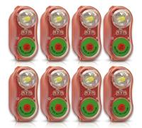 Luce LED Autoilluminante per Giubbotto di Salvataggio Adulto Omologato, per Soccorso Notturno e Sicurezza in Mare