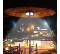 Luce led bianco freddo per ombrellone spiaggia mare giardino lampada 3 modalita