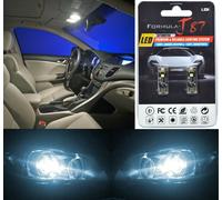 Luce LED Canbus Senza Errori 168 Bianca 6000K Due Lampadine Aggiornamento Targa