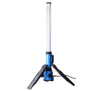 Luce LED colonna faretto colonna faretto da lavoro alluminio nero IP54 H 100 cm
