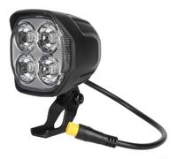 Luce LED compatta da 85 mm per Kukirin G2 Pro, facile da installare | LED bianco brillante da 5000 K, maggiore visibilità notturna, faretto di sicurezza, illuminazione chiara del percorso