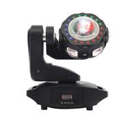 Luce LED da palcoscenico, 6 x 40 W, testa mobile, luce da palco con girandola a un braccio, DMX512 Stage Light Moving Head, controllo musicale, RGBW per feste, matrimoni, club, bar (Magic Ball)