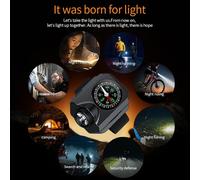 Luce LED da polso ricarica C con per BUSSOLA per escursioni all'aperto cors