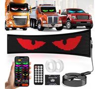 Luce LED Devil Eyes,programmabile fai-da-te di grandi dimensioni,Lampada for occhi colorata intelligente flessibile animata Schermo morbido(1 PCS 35.35x7.56 inch)