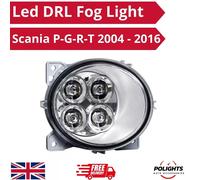 Luce LED DRL 4 LED 24V E4-Mark per SCANIA Serie P/G/R/T 2004+ Lampada Lato De...