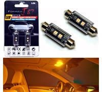 Luce LED Errore Canbus Gratis 6411 5W Arancione Due Lampadina Interno Mappa