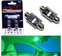 Luce LED Errore Canbus Gratis 6418 5W Verde Due Bulbi Mappa Ricambio Upgrade OE