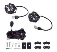 Luce LED Guida 3.5" 19200LM Spot Beam Side Shooter RGB DRL Off Road IP68 6000K