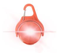 Luce LED in PET HALLAR - Attacco a clip impermeabile, cambiamento di colore | Accessori per beacon di sicurezza ricaricabili - Strumento leggero per la visione della visibilità, passeggiata notturna