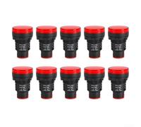 Luce LED Indicatrice 30mm AC220V Impermeabile Luce LED Indicatrice(Red) | Impermeabile , multipli, verde giallo, installazione rapida, quadri elettrici