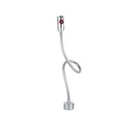 Luce LED industriale da 110-220 V con base magnetica resistente/base di montaggio a vite, luce da lavoro a LED flessibile a collo d'oca, luce LED regolabile a 360° per tornitura, fresatura CNC (C