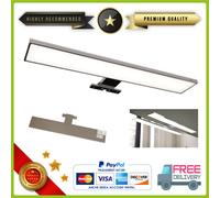 LUCE LED LAMPADA DA SPECCHIO per BAGNO VELA APPLIQUE CORNICE ALLUMINIO CROMATO