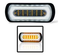 Luce LED Marker Strobe Amber Halo DRL Bianca 12V 24V Per Camion Furgone Recupero