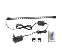 Luce LED per Acquario Sommergibile, Spettro Completo Luce Nascosta per Acquario 7 Colori Accensione Automatica Spegnimento Alba Luce Diurna Luce Lunare Luminosità (Spina UE 48