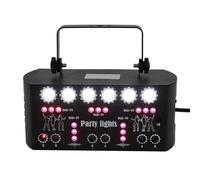 Luce LED per feste con telecomando per sfera da discoteca, 27 LumièRes Disco Dj, nero, 22 x 10 x 9,5 cm, Halloween, Natale, club, feste, festività