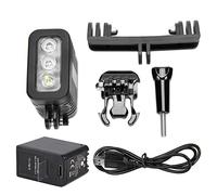 Luce LED per Immersione, Luce di Riempimento per Fotocamera Sportiva Profondità 45 M con 3 modalità e Resistenza Elevata Alla luminosità per 4 Fotocamere di Movimento, per e