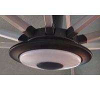 Luce led per ombrellone Caesar altoparlante bluetooth per musica