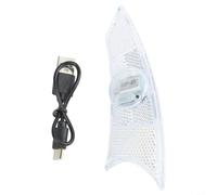 Luce LED per raggi per biciclette con batteria ricaricabile, porta USB e modalità notturna attivata dalla luce per l'uso su sentiero (blu)